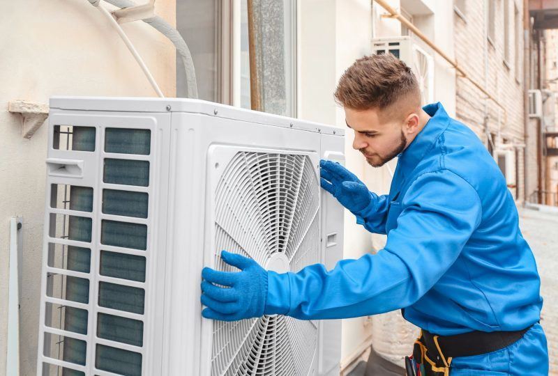 Installing HVAC Unit